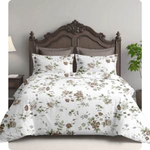 Pulmeria Double bed Bedsheet (180' x 180')
